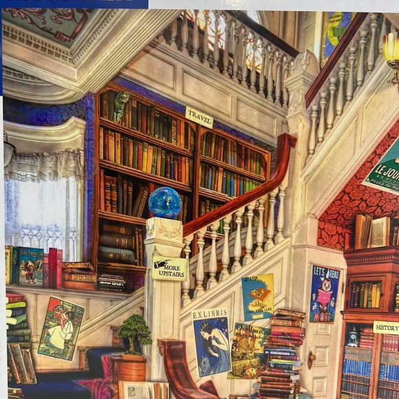 White Mountain Readers Paradise‎ Larger Pieces Puzzle. 1,000 Pieces. NWOT. - Picture 2 of 13